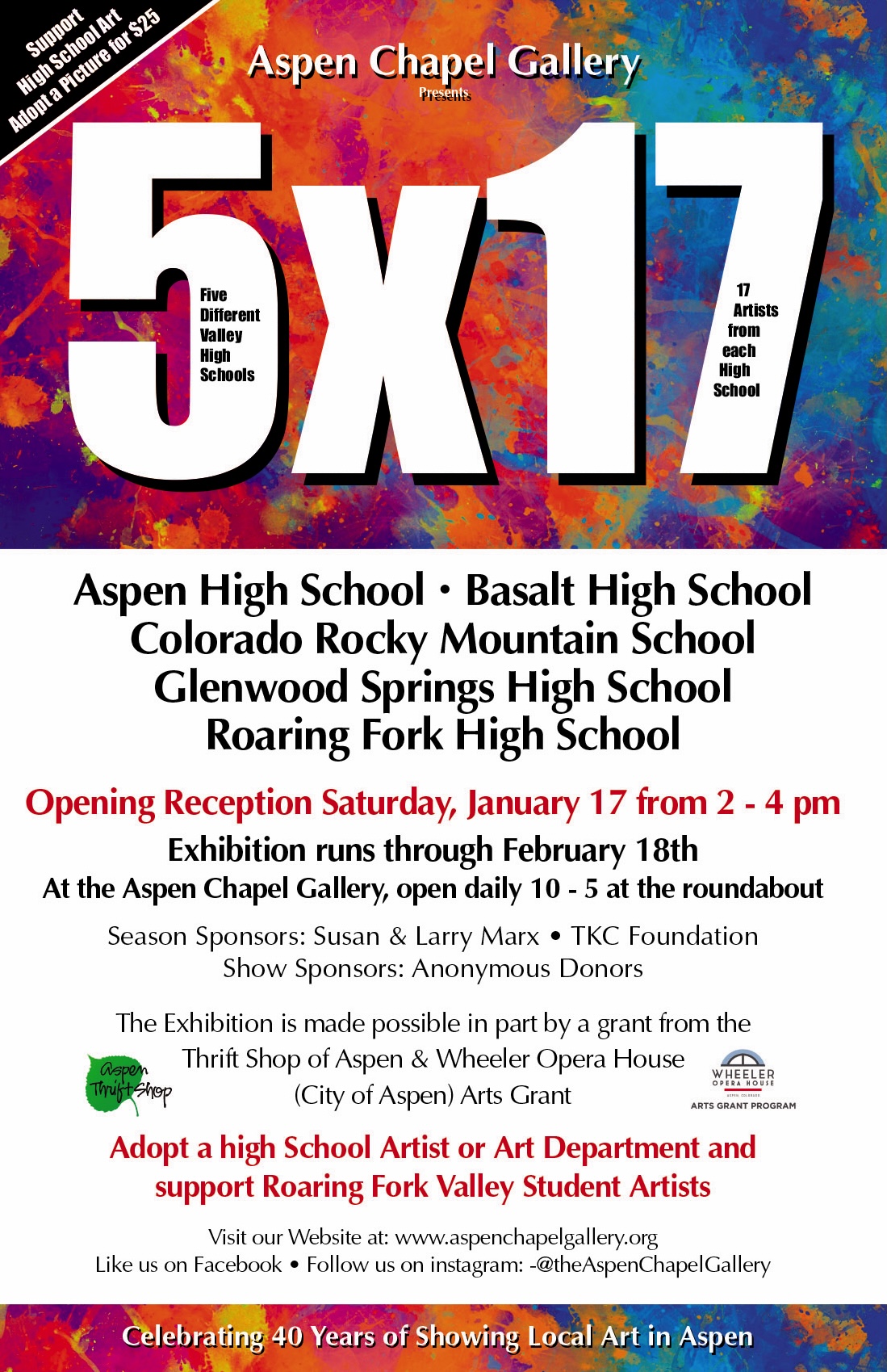 Aspen Chapel 5x17 Art Show